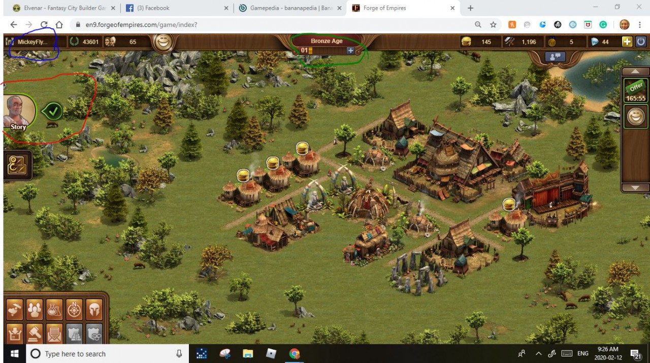 forge of empires side quest list tavern