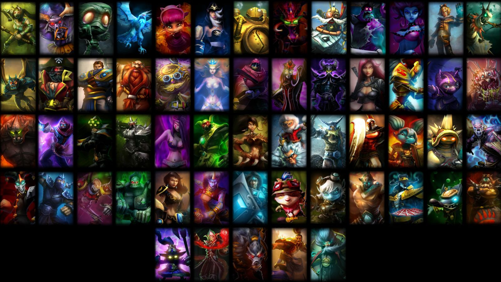 how many champions are in league of legends